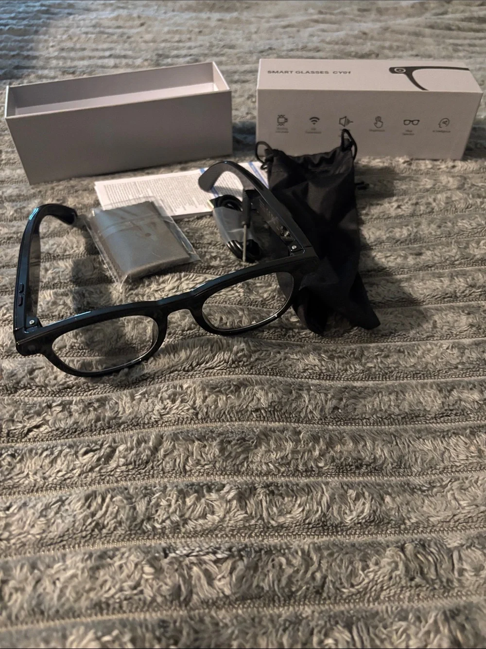 Smart Glasses - Black Frame